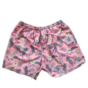 UZZI Active Wear Men's Tropical Swim Trunks‎ Sz. XXL